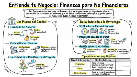 #VanessaCaballeros - Infografía - Entiende tu negocio antes de que el negocio te controle